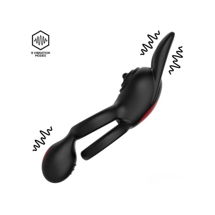 Imagen de las vibraciones en las orejitas y el perineo del Konny de Intoyou