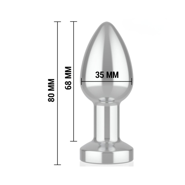 Medidas del Plug Led de metal de Intense