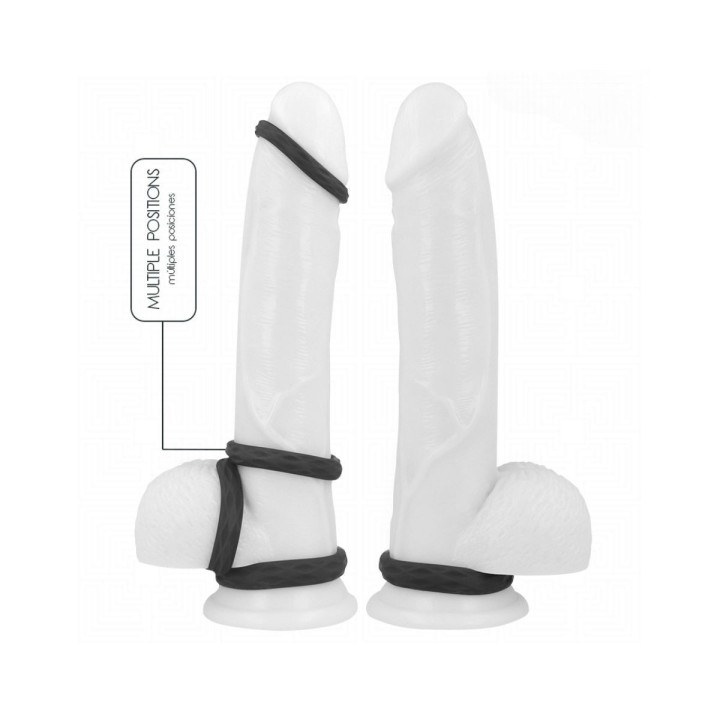 Ejemplo del uso que puedes dar a los anilos en 4 secciones diferentes de Addicted Toys