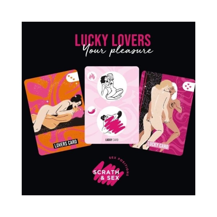 Cartas del juego de Sexitive, Lucky Lovers your pleasure