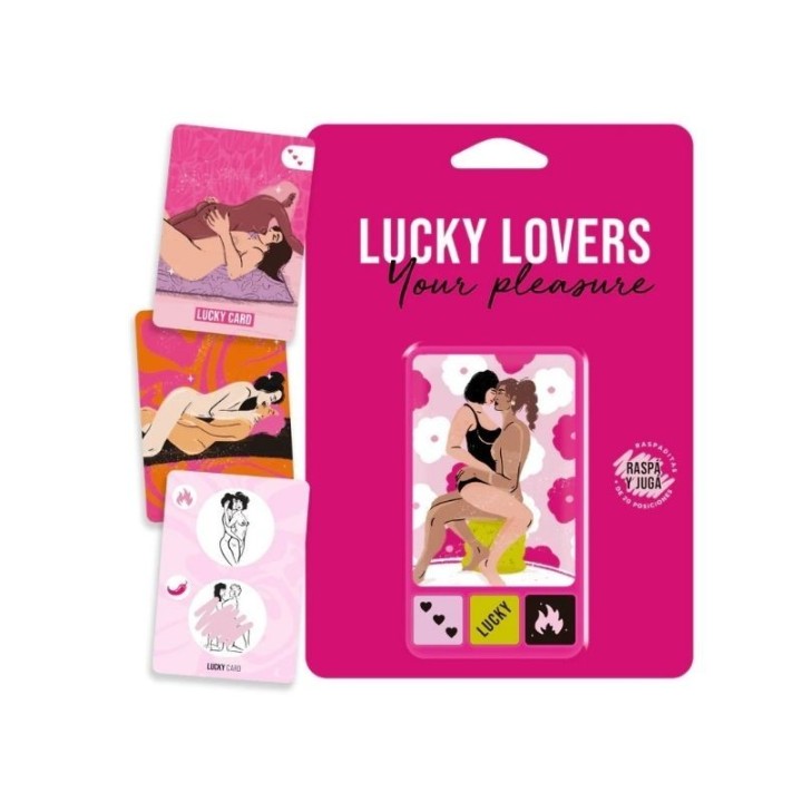 Juego de cartas de rasca y dados para los amantes, placer, juega, rasca y gana!!