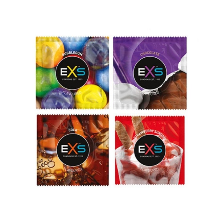 Exs — Preservativos Mixed Flavours 12 unidades — de sabores y olores