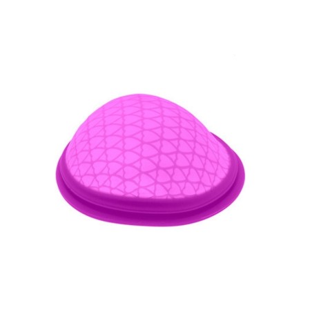 Disco copa menstrual de Femme République con doble borde a prueba de fugas.