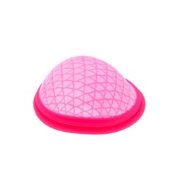 Disco copa menstrual de Femme République con doble borde a prueba de fugas.