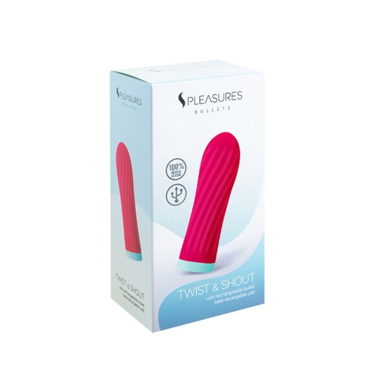 Packaging oficial de la Bala Twist & Shout de Spleasures Bullets