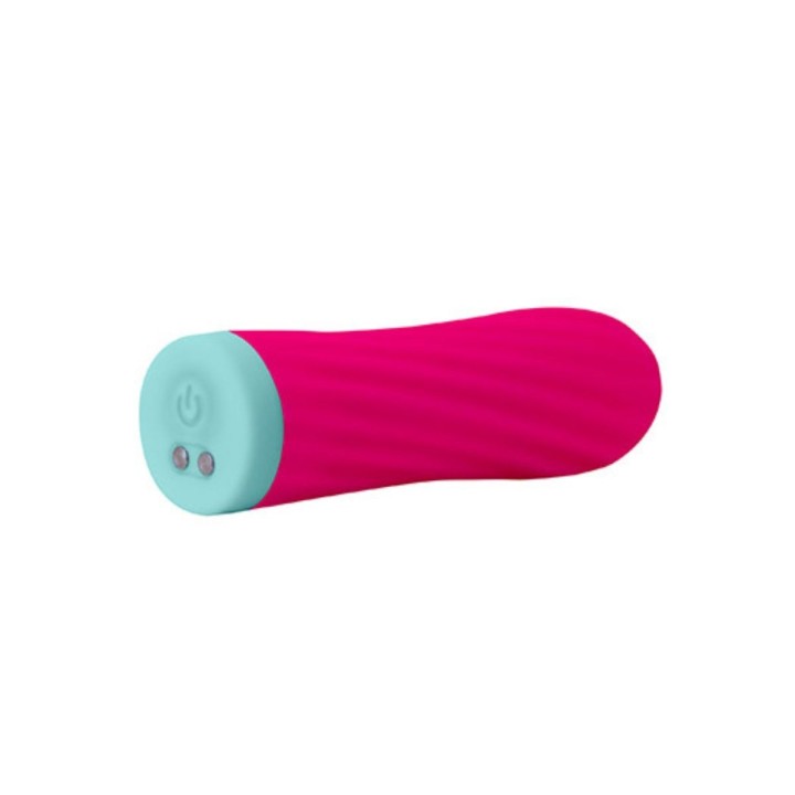 Parte inferior de la bala Twist &Shout , imanes de recarga y botón de encendido- apagado