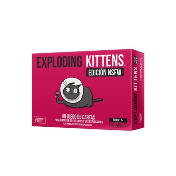 Presentación del juego Explonding Kittens NSFW de Asmodee
