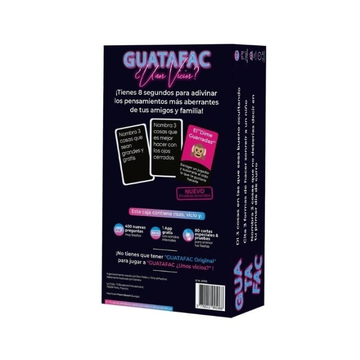 Parte posterior del Guatafac ¿Unos vicios?