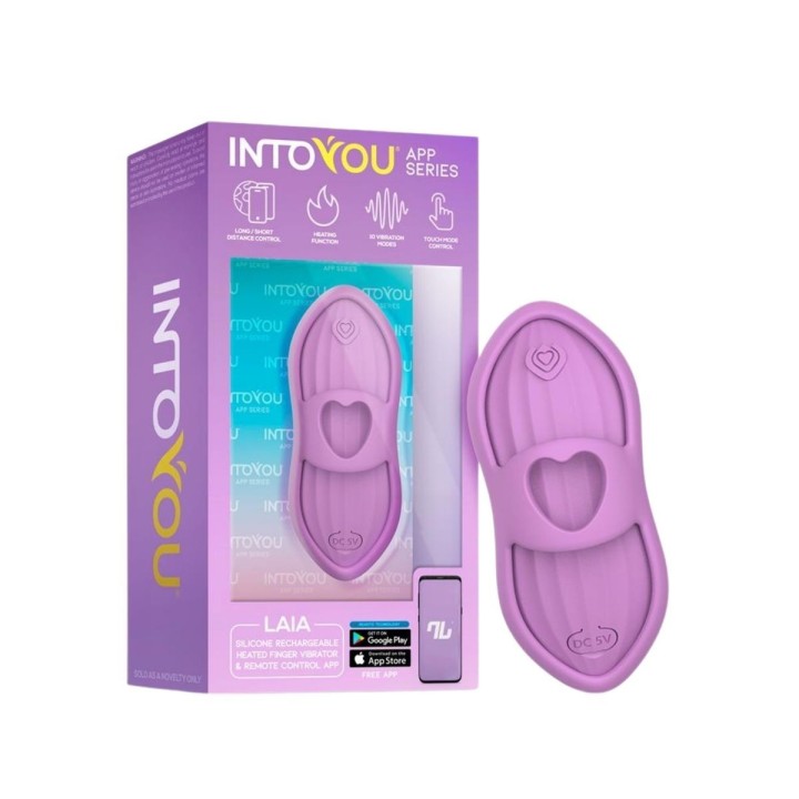 Intoyou — Estimulador de dedo Laia con calor y App — Lavanda