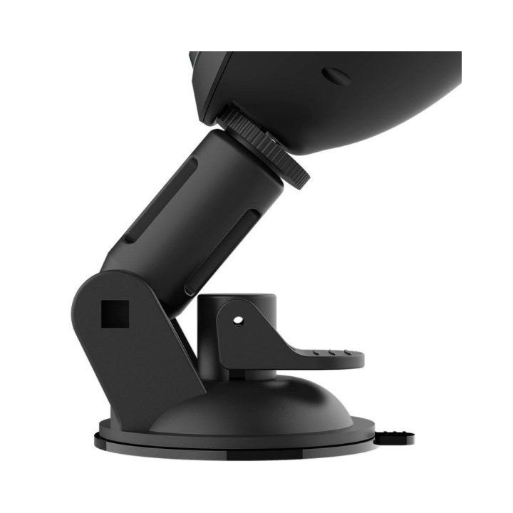 Detalle de Brazo graduable y pestaña de ajuste de la ventosa para su fijación