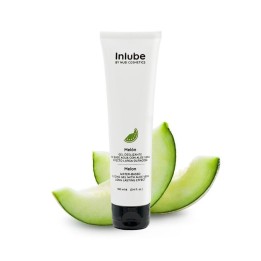 Presentación del Inlube Melón con un sabor exquisito para zonas íntimas y usar en tu relación, tus juguetes y prácticas orales.