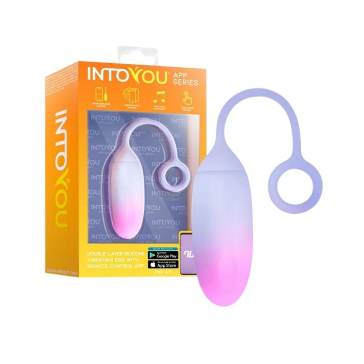 Packaging doficial del Huevo vibrador Unibody de Intoyou con App