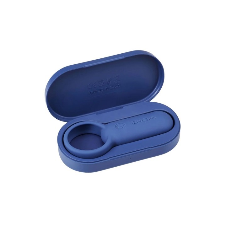 Presentación del Anillo PaiRing de Tenga, en su estuche protector y lugar de carga.