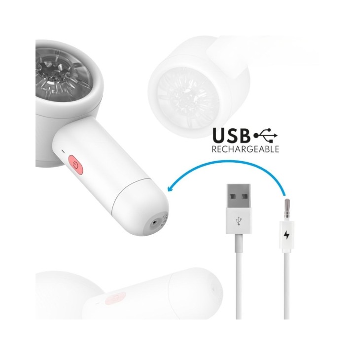 Griffin es recargable por USB para sus 7 funciones de movimiento telescópico.