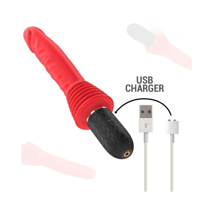 La recarga del Cynthia de Intense es por carga USB - imán