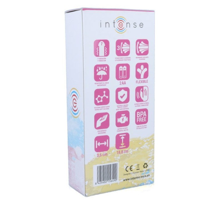 Packaging reverso de Susy rosa de Intense