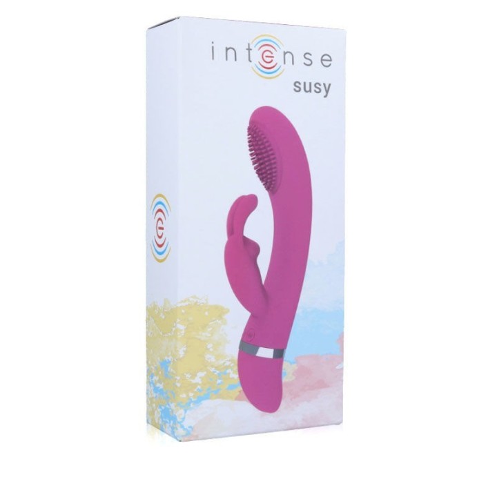 Packaging frontal de Susy rosa de Intense