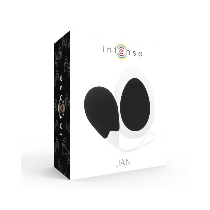 Packaging oficial del Huevo Jan con control remoto de Intense