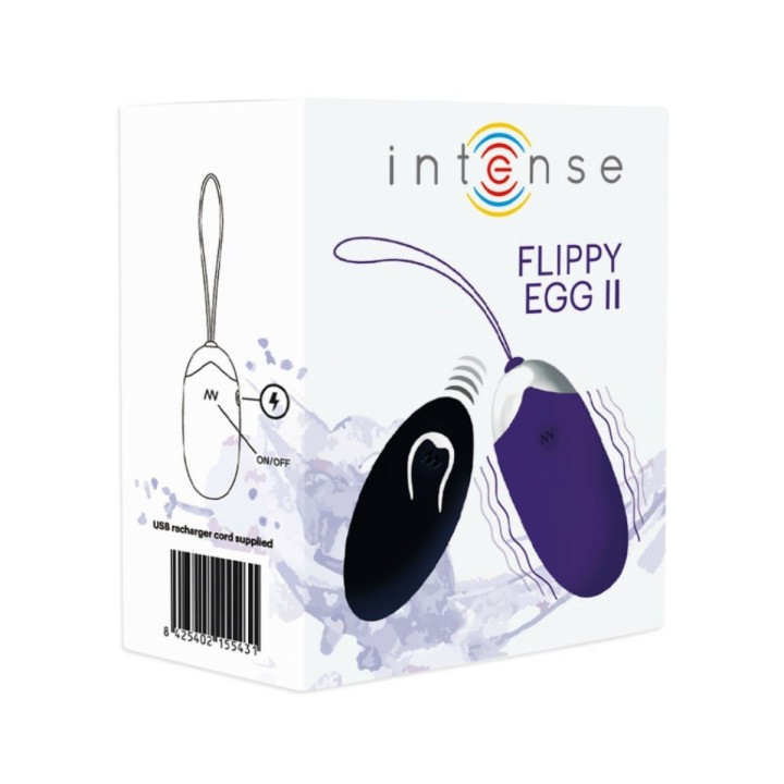 Packaging del Huevo Flippy II con control remoto de Intense