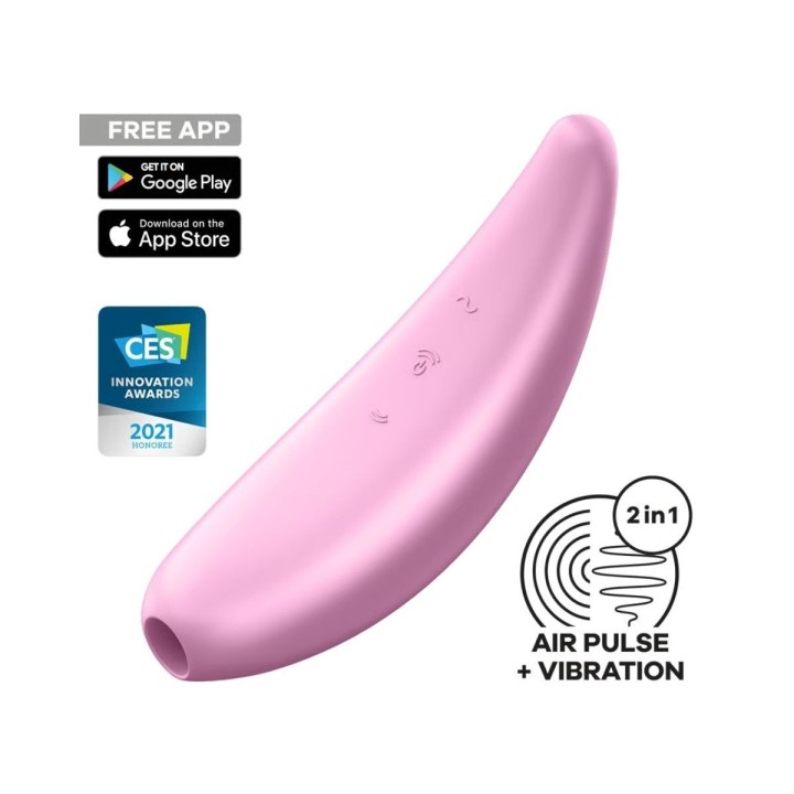 Satisfyer — Curvy 3 plus con App — rosa