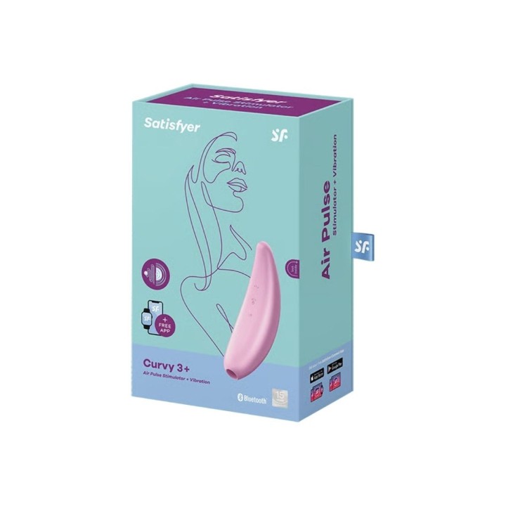 Satisfyer — Curvy 3 plus con App — rosa