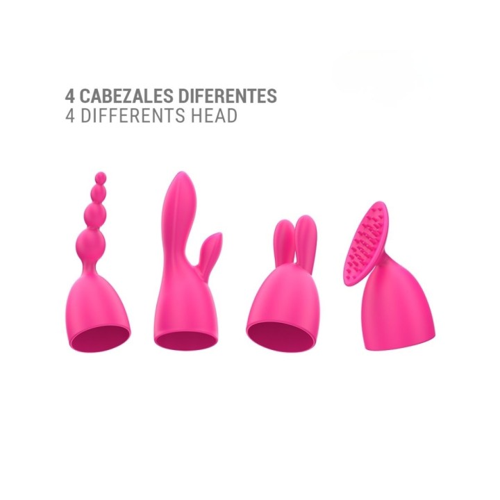 Intense — Cher vibrador con cabezales intercambiables — 20 patrones