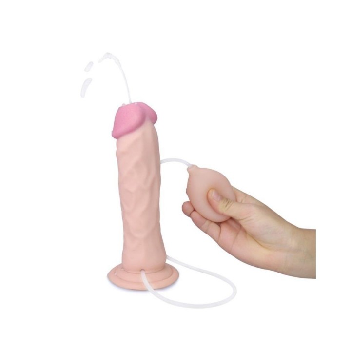 Lovetoy — Dildo  Squirting 8,5"  - 21,6 cm — Color Natural
