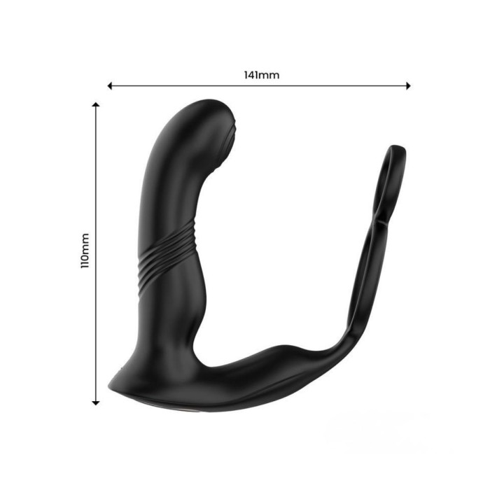 Intoyou — Astex Masajeador prostático con Thrusting y tapping con control remoto