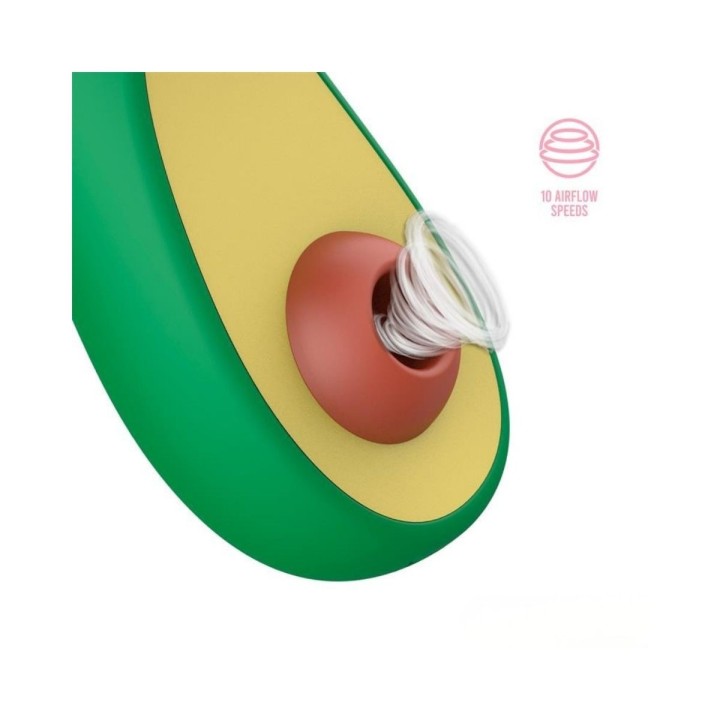 Detalle del efecto de succión del Avocado de Engily Ross y su suave textura
