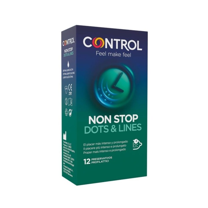 Packaging de los NonStop de puntos y estrías de Control de 12 unidades