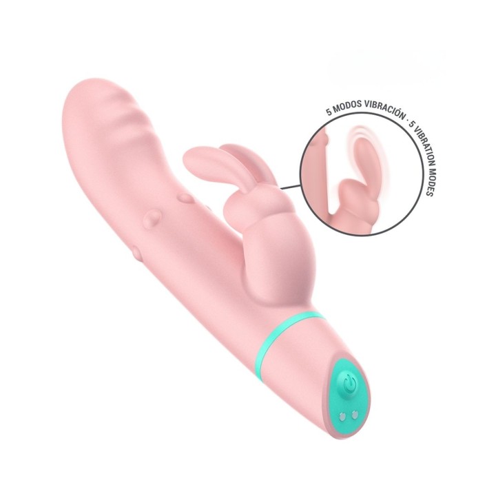 Su orejitas oscilantes con vibración no dejará de darte placer mientras juegas con él