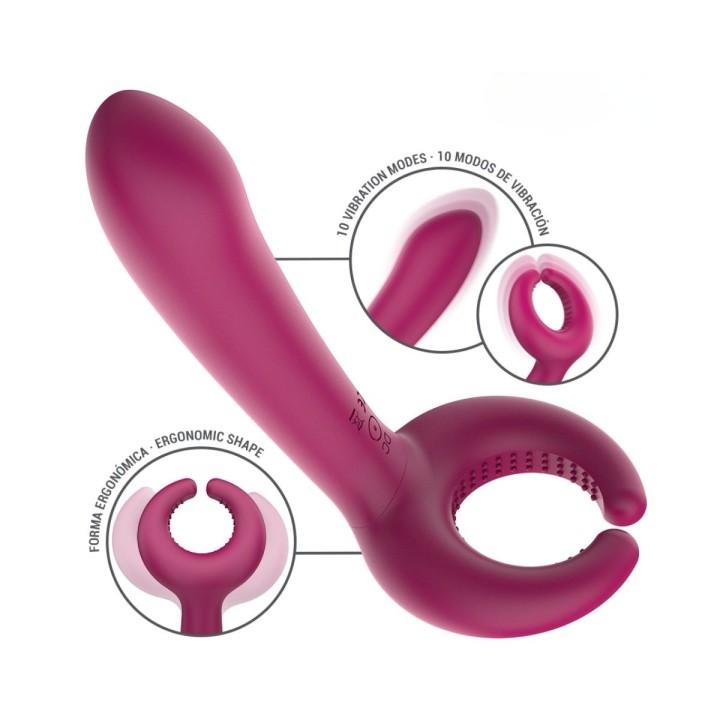 Forma ergonómica de Rowan, de Intense con 10 modos de vibración