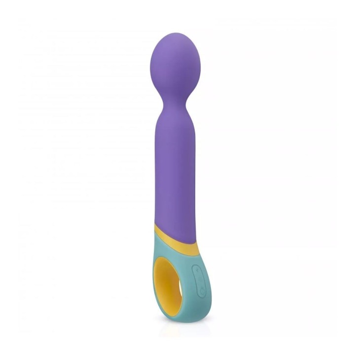 PMV20 — 4 Vibrador Wand masajeador Lila — USB recargable