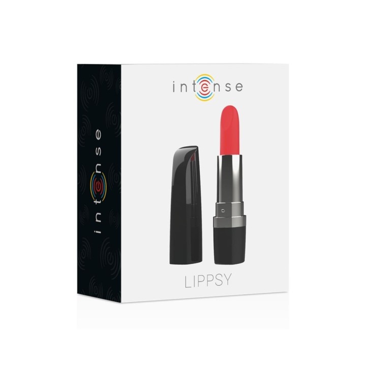 Packaging oficial de la bala vibradora Lippsy de Intense