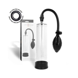 Pump Bomba de vacío para penes con bulbo para uso manual con su packaging.