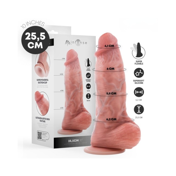 Mr Intense — Big pene Spencer Dildo silicona — 25,5 cm -Ø- 6.2 cm