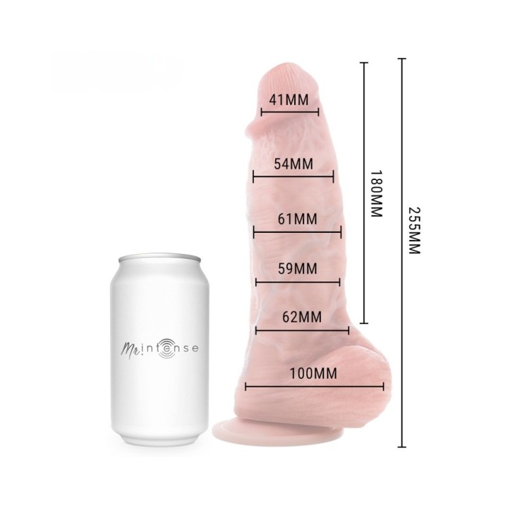 Mr Intense — Big pene Spencer Dildo silicona — 25,5 cm -Ø- 6.2 cm