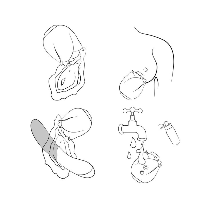 Formas de uso y limpieza del Rose Glow de Romp, fácil y manejable.