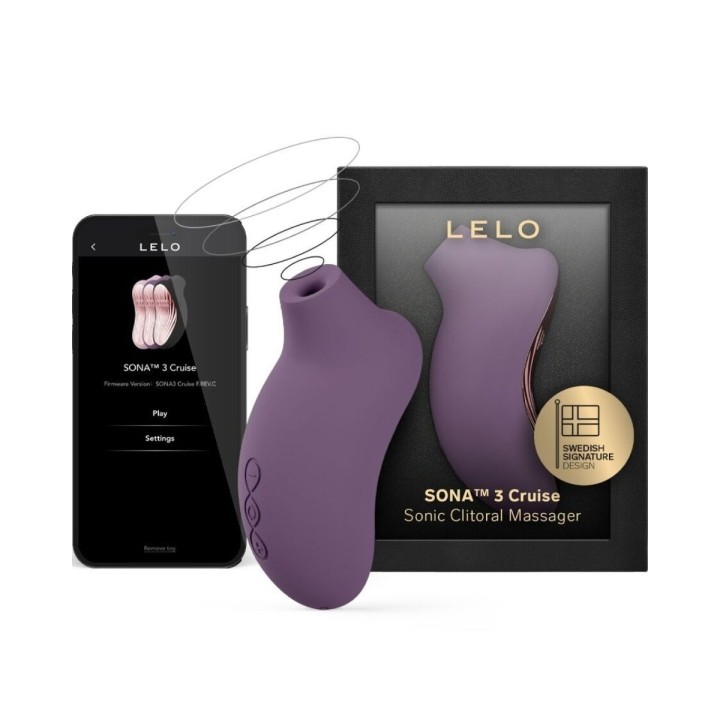 Packaging oficial del Sona 3 Cruise de Lelo y su conectividad a la App