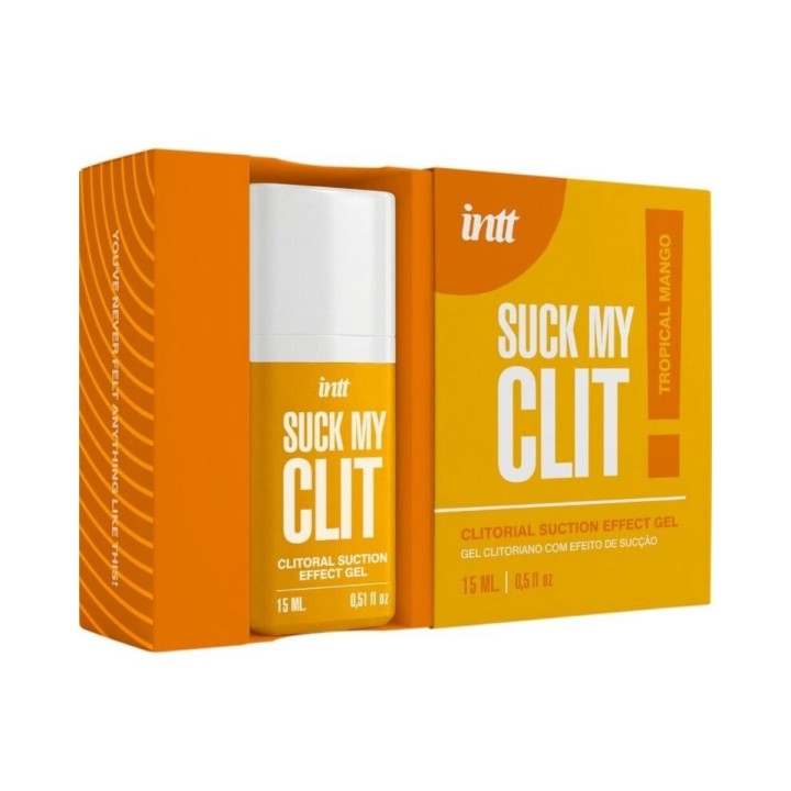 Desliza y disfruta, así es el packaging de Suck My Clit de Intt.