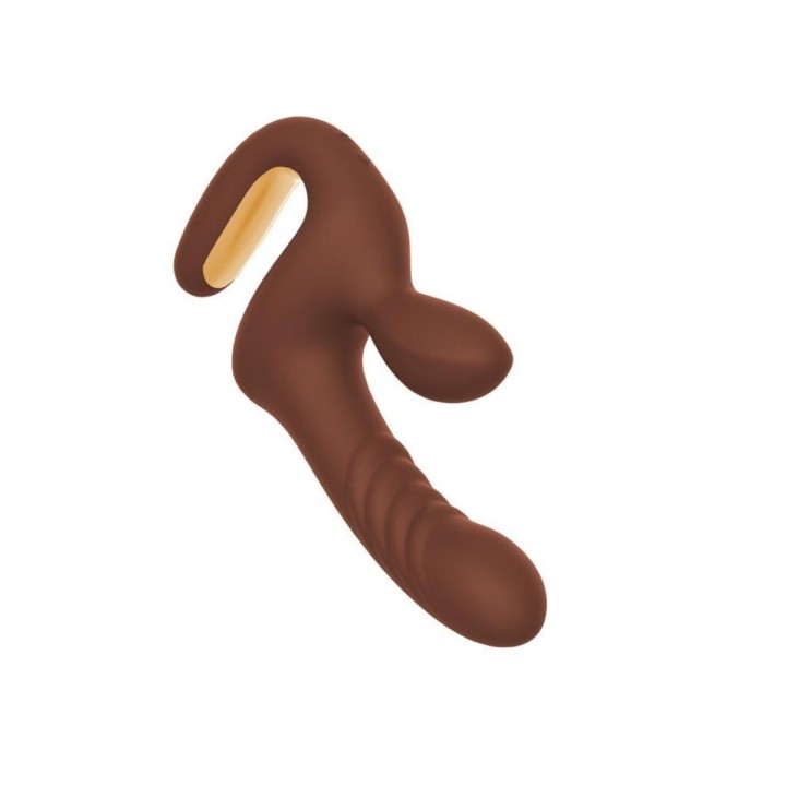 Vista del otro perfil de Mocca, lo que revela su mango que se ajustará perfectamente en tu mano.