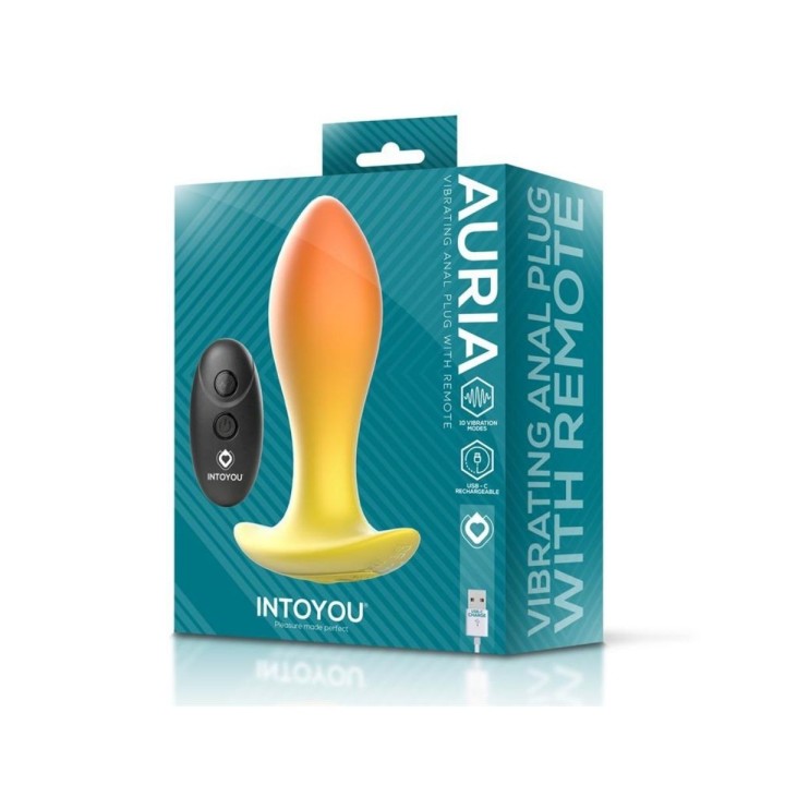 Packaging oficial de Intoyou para el plg anal Auria.