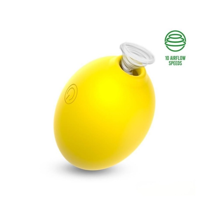 La acción de Lemon es succionar, y con su forma lo hará muy bien adaptado a tu mano.