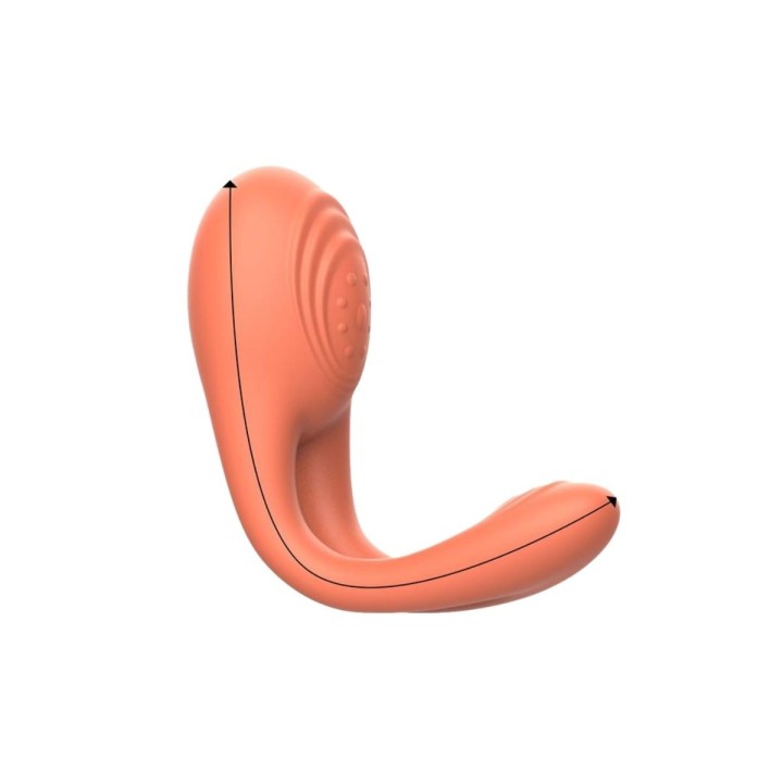 Intoyou — Lovit vibrador de pareja flexible con control remoto — Naranja