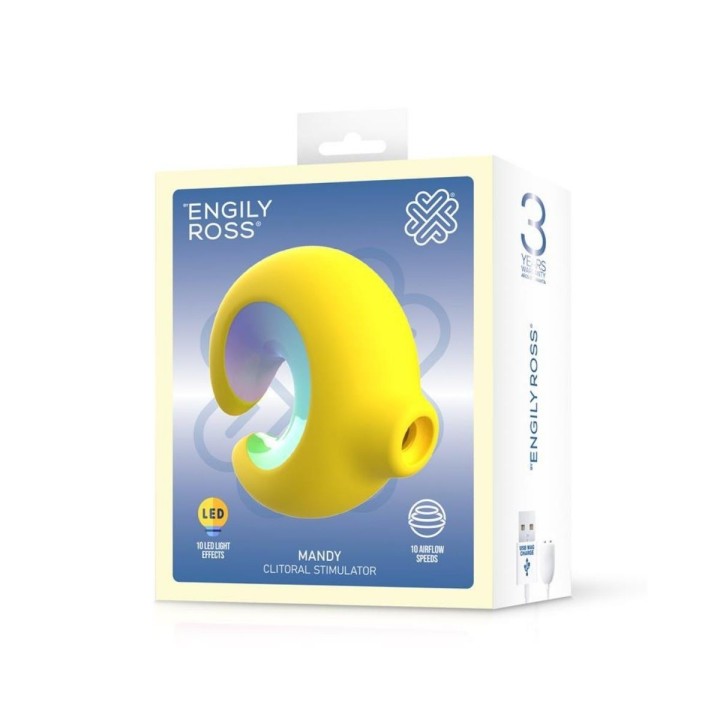 Packaging oficial de Engily Ross en su nuevo Mandy con luces LED.