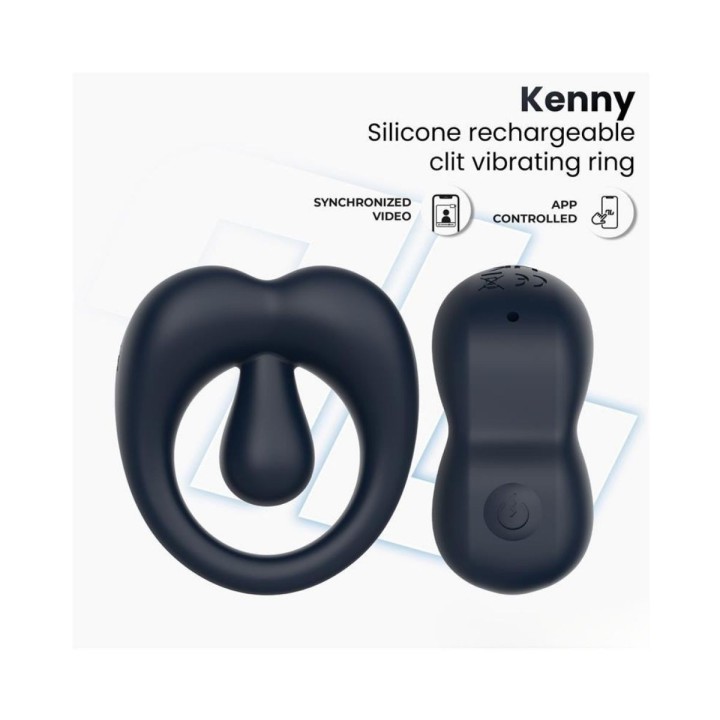 El anillo Kenny vista frontal y vista superior, de Intoyou.