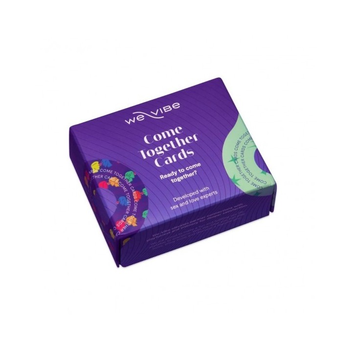 Presentación del juego ideal para parejas de We-Vibe, el Come Together Cards.