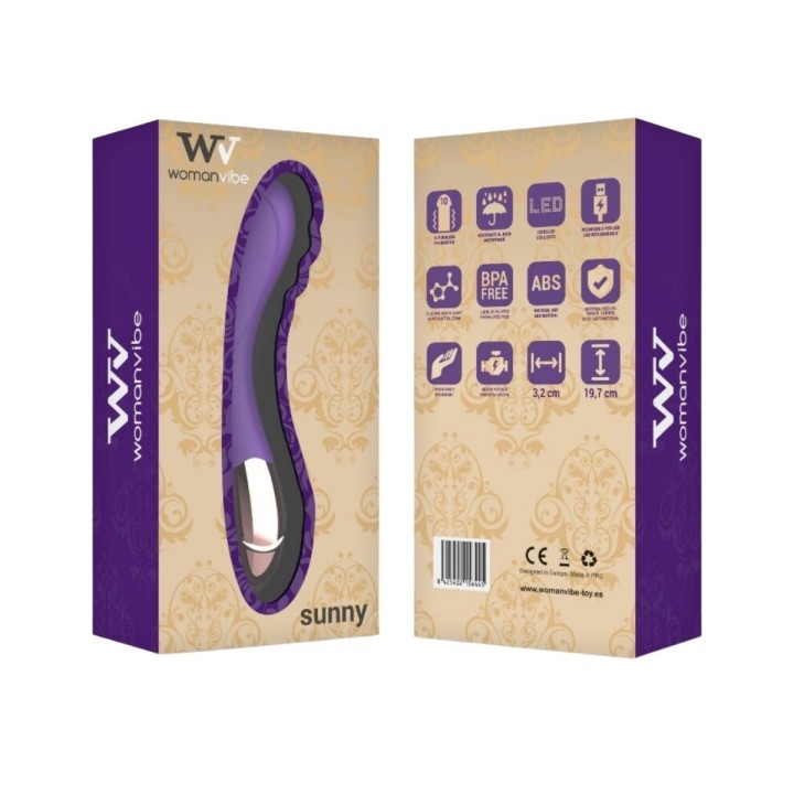 Woman-Vibe — Vibrador Sunny — Recargable - lila