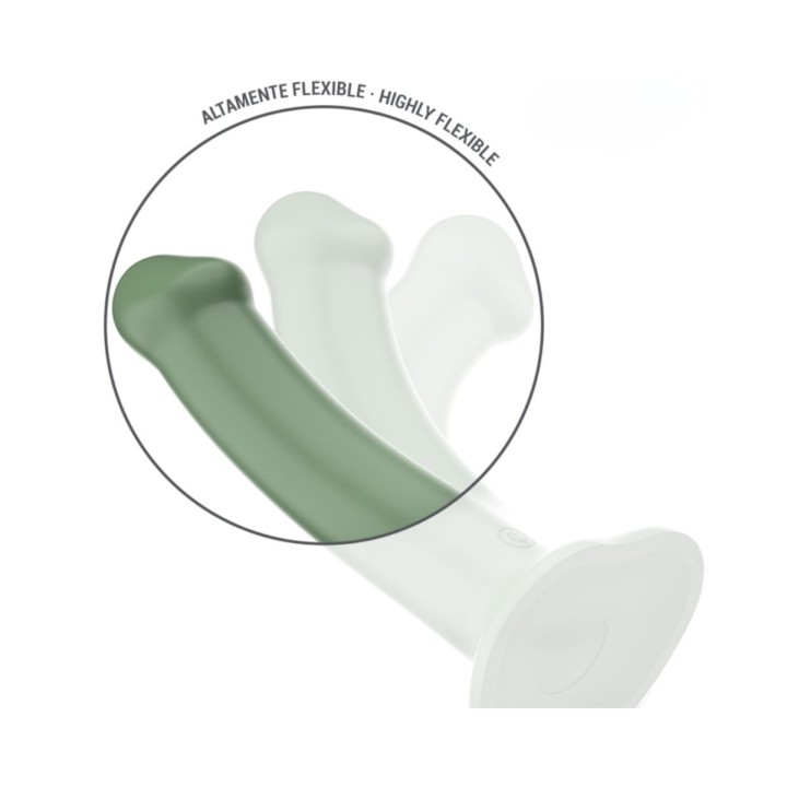 Beca es flexible y de un tacto agradable.