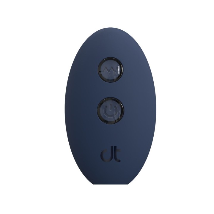 Control remoto con una distancia de alcance de 10 metros, del Plug anal Glam Perlas de la Línea Glamour de Dream Toys